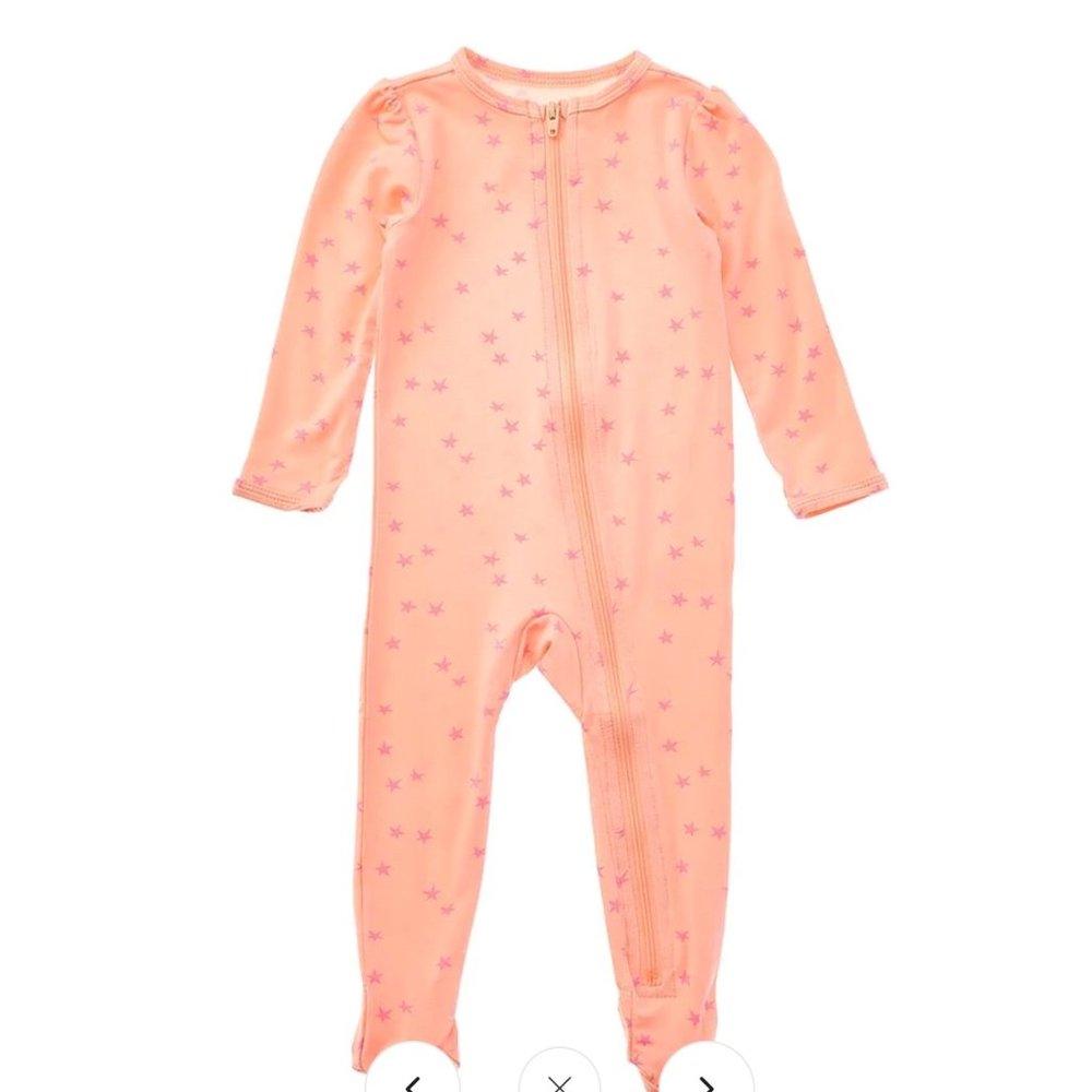 Rockets of Awesome Pink Starry One-Piece Pajamas